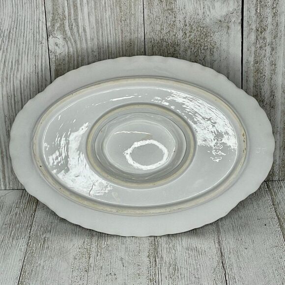 Antique Schönwald R.S.A.G. Bavaria Porcelain Covered Serving Dish, Platter, & Gr - Picture 8 of 14